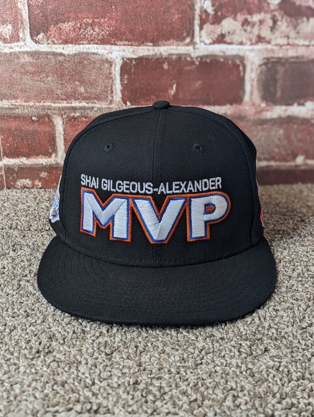 New Era 9FIFTY Oklahoma City Thunder SGA MVP Black Snapback Hat One Size